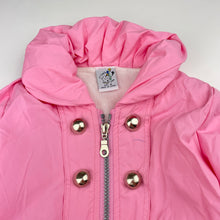 Load image into Gallery viewer, Girls Its Jumbo Time, pink lightweight jacket / coat, L: 43cm, mark on chest, FUC, size 4,  