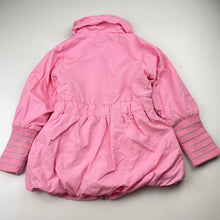 Load image into Gallery viewer, Girls Its Jumbo Time, pink lightweight jacket / coat, L: 43cm, mark on chest, FUC, size 4,  
