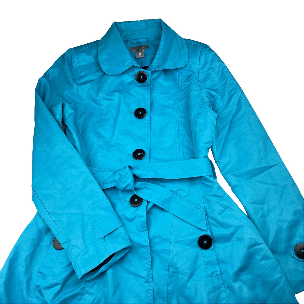 Girls Urban, blue lightweight jacket / coat, L: 72cm, EUC, size 12,  