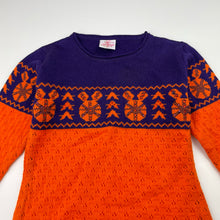 Load image into Gallery viewer, Girls Sportking Girl, knitted long sleeve dress, no size, armpit to armpit: 31cm, shoulder to cuff: 35cm, EUC, size 4, L: 47cm