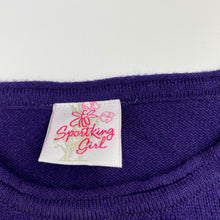 Load image into Gallery viewer, Girls Sportking Girl, knitted long sleeve dress, no size, armpit to armpit: 31cm, shoulder to cuff: 35cm, EUC, size 4, L: 47cm
