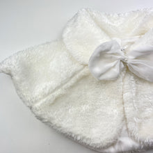 Load image into Gallery viewer, Girls Little Miss Amberly, faux fur cape / jacket, GUC, size 3-5,  