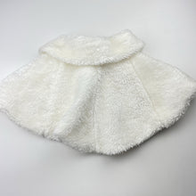 Load image into Gallery viewer, Girls Little Miss Amberly, faux fur cape / jacket, GUC, size 3-5,  