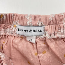 Load image into Gallery viewer, Girls SUNNY &amp; BEAU, floral cotton nappy cover / bloomers, GUC, size 2,  