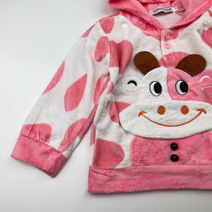 Girls KEAIYOUHUO, lightweight fleece hoodie sweater, GUC, size 2,  
