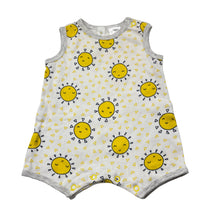 Load image into Gallery viewer, Unisex Dymples, cotton romper, sun, FUC, size 000,  