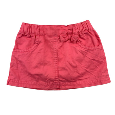 ZY Baby pink cotton skirt, built-in nappy cover, size 00, Pre-loved