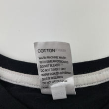 Load image into Gallery viewer, Boys H&amp;T, black cotton long sleeve tee / top, monster, GUC, size 4,  