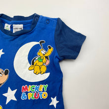 Load image into Gallery viewer, Boys Disney, Mickey Mouse &amp; Pluto cotton pyjama top, GUC, size 00,  