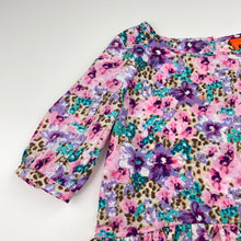 Load image into Gallery viewer, Girls Fun Spirit, lightweight floral dress, EUC, size 2, L: 39cm