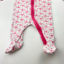 Load image into Gallery viewer, Girls Target, stretchy zip coverall / romper, GUC, size 000,  