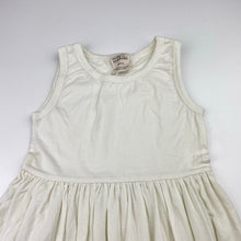 Load image into Gallery viewer, Girls Milk &amp; Masuki, organic cotton blend casual dress, EUC, size 2, L: 45cm at front