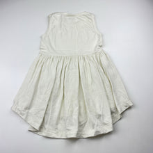 Load image into Gallery viewer, Girls Milk &amp; Masuki, organic cotton blend casual dress, EUC, size 2, L: 45cm at front
