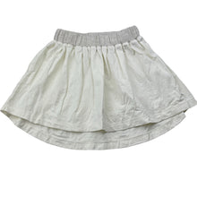Load image into Gallery viewer, Girls Milk &amp; Masuki, organic cotton blend skirt, elasticated, L: 27.5cm at front, EUC, size 5,  