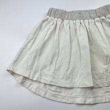 Load image into Gallery viewer, Girls Milk &amp; Masuki, organic cotton blend skirt, elasticated, L: 27.5cm at front, EUC, size 5,  
