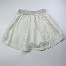 Load image into Gallery viewer, Girls Milk &amp; Masuki, organic cotton blend skirt, elasticated, L: 27.5cm at front, EUC, size 5,  
