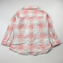 Load image into Gallery viewer, Girls Kids &amp; Co, soft feel flannel cotton long sleeve shirt, EUC, size 3,  