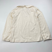 Load image into Gallery viewer, Girls Osh Kosh, cotton long sleeve top, embroidered collar, FUC, size 4,  