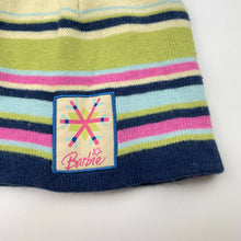 Load image into Gallery viewer, Girls Barbie, vintage knit hat / beanie, GUC, size 5-7,  