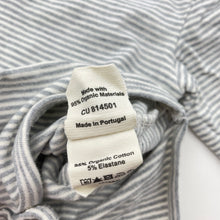 Load image into Gallery viewer, Unisex GRAY LABEL, organic cotton blend bodysuit / romper, GUC, size 0,  