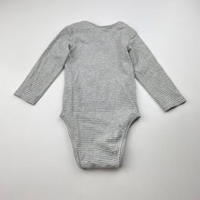Load image into Gallery viewer, Unisex GRAY LABEL, organic cotton blend bodysuit / romper, GUC, size 0,  