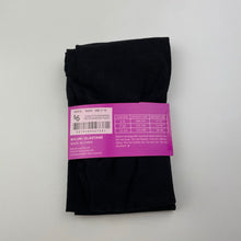 Load image into Gallery viewer, Girls Mango, black 70 denier microfibre stockings, NEW, size 11-14,  