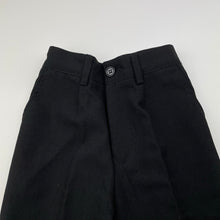 Load image into Gallery viewer, Boys Blue Sky, black suit/formal pants, elasticated, Inside leg: 34cm, GUC, size 2,  