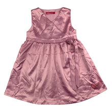 Load image into Gallery viewer, Colours In pink satin feel lightweight princess / party dress, size 3, Pre-loved
