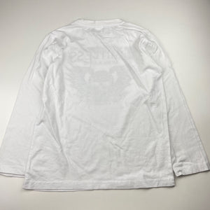 Boys Urban Supply, cotton long sleeve tee / top, skull, FUC, size 8,  