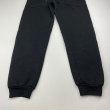 Load image into Gallery viewer, Unisex KID, black fleece lined track pants, Inside leg: 60cm, GUC, size 10,  