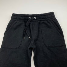 Load image into Gallery viewer, Unisex KID, black fleece lined track pants, Inside leg: 60cm, GUC, size 10,  