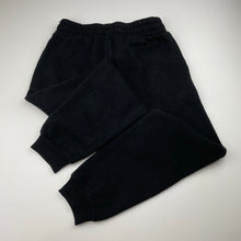 Load image into Gallery viewer, Unisex KID, black fleece lined track pants, Inside leg: 60cm, GUC, size 10,  