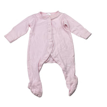 Load image into Gallery viewer, Girls Mothercare, soft cotton coverall / romper, FUC, size 0000,  