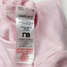 Load image into Gallery viewer, Girls Mothercare, soft cotton coverall / romper, FUC, size 0000,  
