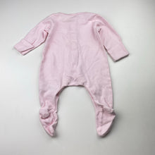 Load image into Gallery viewer, Girls Mothercare, soft cotton coverall / romper, FUC, size 0000,  
