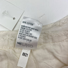 Load image into Gallery viewer, Girls Anko, lined embroidered cotton dress, NEW, size 7, L: 64cm
