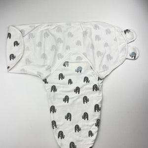 Unisex Daisy Gro, organic cotton swaddle wrap, EUC, size 0000-000,  