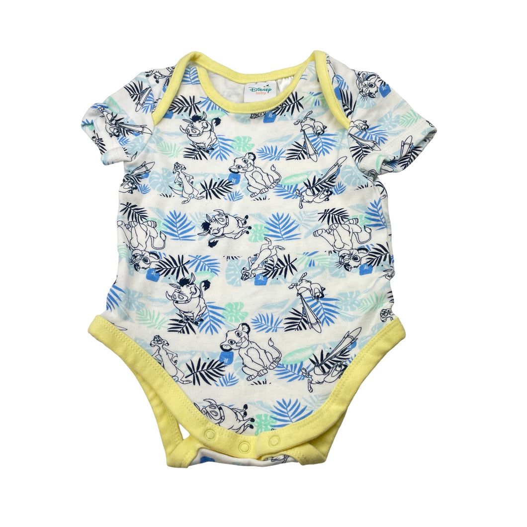Unisex Disney, The Lion King cotton bodysuit / romper, EUC, size 000,  