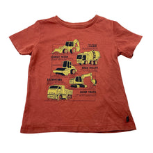 Load image into Gallery viewer, Boys Target, organic cotton tee / top, trucks, GUC, size 3,  