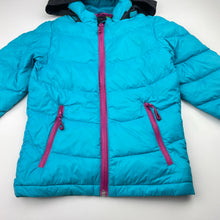 Load image into Gallery viewer, Girls Crane, Performance down/feather filled jacket / coat, EUC, size 4,  