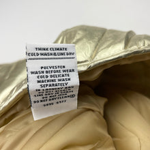 Load image into Gallery viewer, Girls Mooks, gold puffer vest / sleeveless jacket, FUC, size 7,  