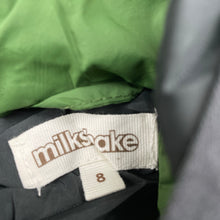 Load image into Gallery viewer, Boys Milkshake, green puffer vest / sleeveless jacket, detachable hood, EUC, size 8,  
