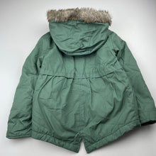 Load image into Gallery viewer, Girls H&amp;T, khaki hooded jacket / coat, EUC, size 6,  