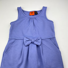 Load image into Gallery viewer, Girls Fun Spirit, purple sleeveless dress, FUC, size 4, L: 52cm