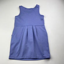 Load image into Gallery viewer, Girls Fun Spirit, purple sleeveless dress, FUC, size 4, L: 52cm