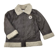 Load image into Gallery viewer, Boys Target, fleece lined zip bomber / aviator jacket, GUC, size 3,  