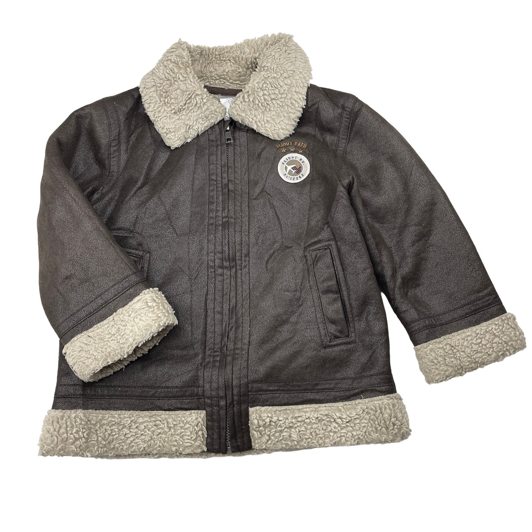 Boys Target, fleece lined zip bomber / aviator jacket, GUC, size 3,  