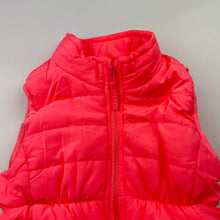 Load image into Gallery viewer, Girls B&amp;L, fluoro puffer vest / jacket, FUC, size 4,  
