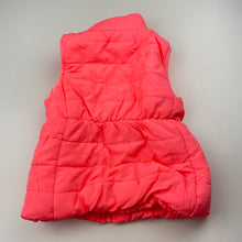 Load image into Gallery viewer, Girls B&amp;L, fluoro puffer vest / jacket, FUC, size 4,  