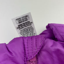 Load image into Gallery viewer, Girls Bonds, Sport purple puffer vest / jacket, EUC, size 5,  
